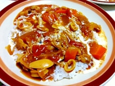 簡単♪　シーフードバターカレー